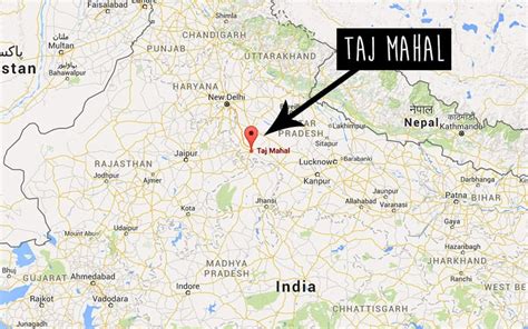 taj mahal ubicación.